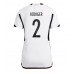 Tanie Strój piłkarski Niemcy Antonio Rudiger #2 Koszulka Podstawowej dla damskie MŚ 2022 Krótkie Rękawy